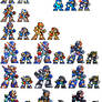 8bit Mega Man X Armors