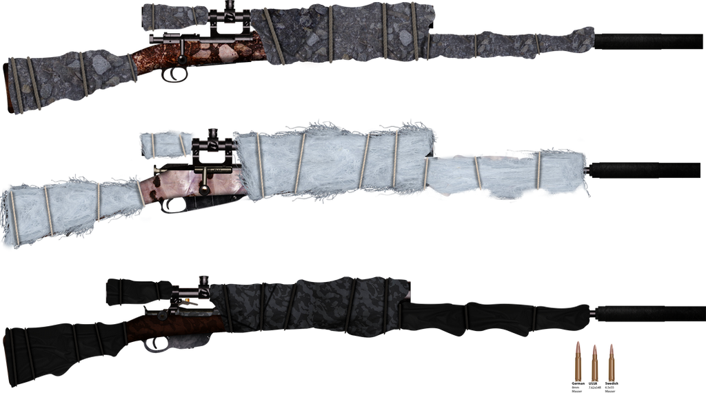 Camo Sniper rifles of world war II by Darth-M0rtuus on DeviantArt