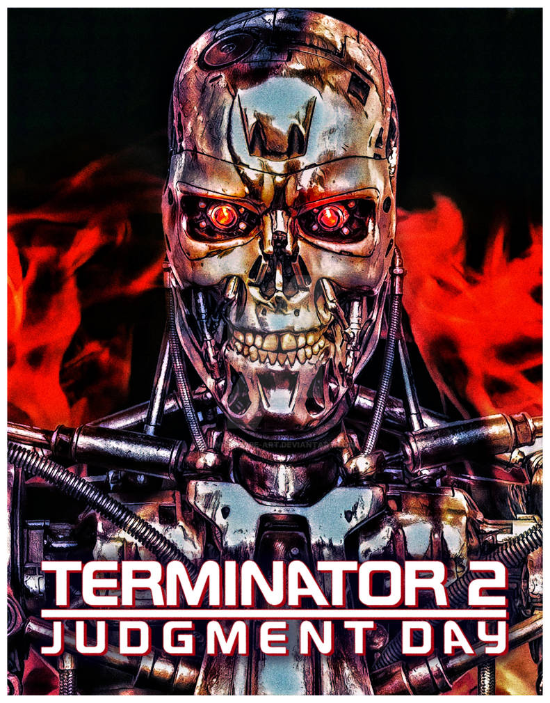 Terminator 2 (Fanart Poster) by AdamToerpe-art on DeviantArt