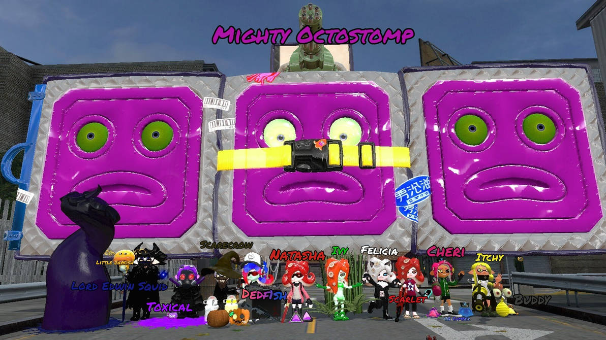 Octostomp Cartoon Splatoon saga #1: build mighty octostomp coat 3 by guerrero3110 on ...