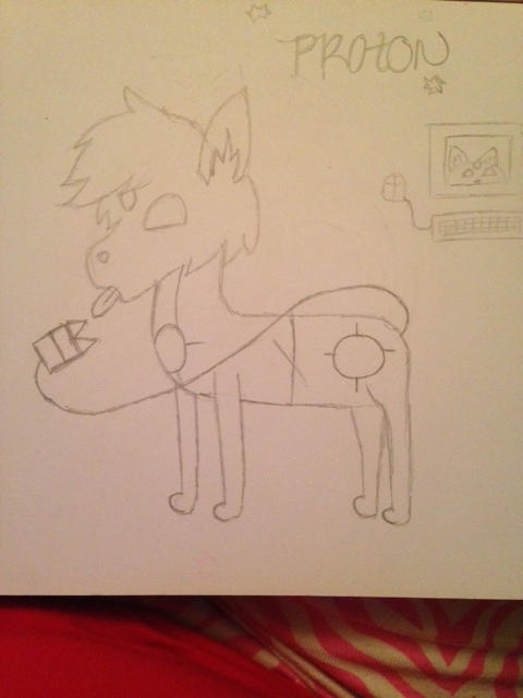 Protron Drawing Proton drawing by me by RavageRain on DeviantArt