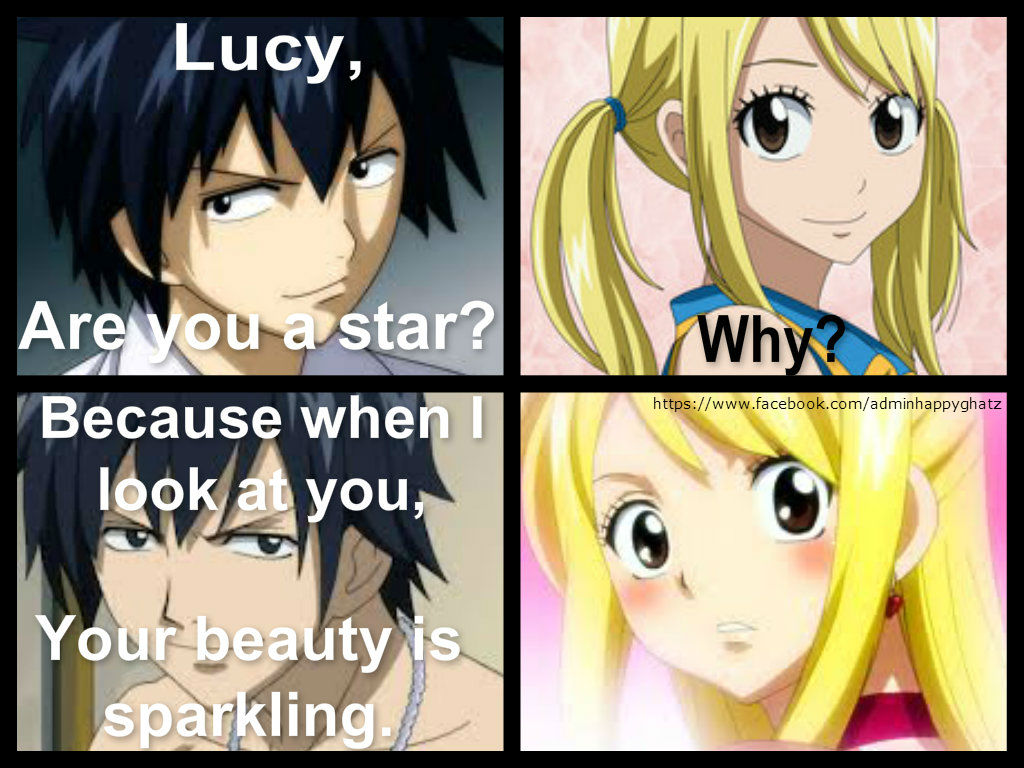 Gray X Lucy Pick-Up Line By Haru03450 On Deviantart