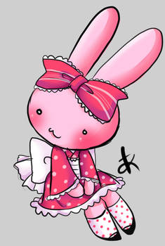 Strawberry Bunny Waloli