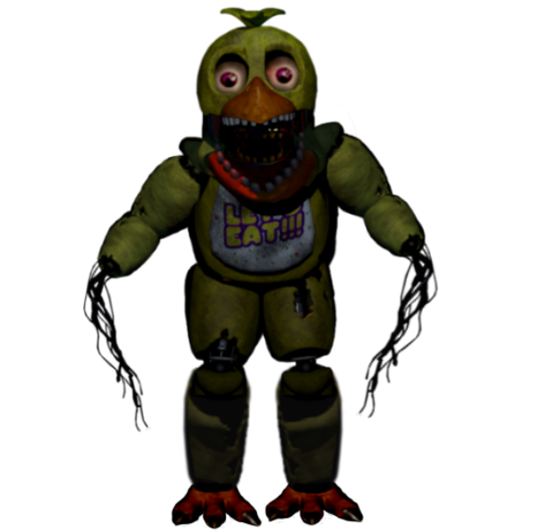Withered Chica Full Body PNG by BrussPictures on DeviantArt
