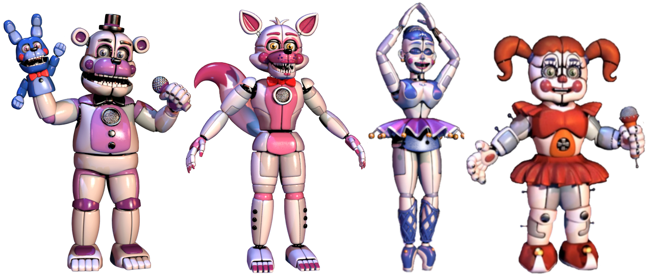 Funtime Animatronics by actimagtismod on DeviantArt