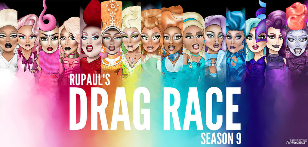 RuPaul's Drag Race Season 9 by Drawkota on DeviantArt