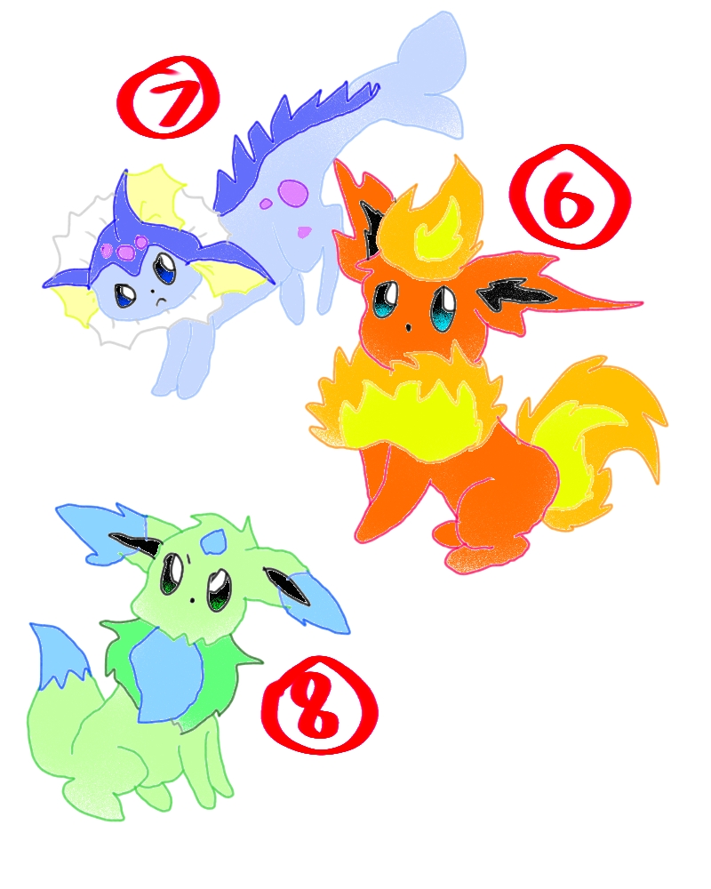 Eeveelution Adoptables 3