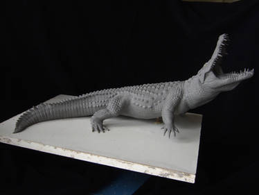 Nile Crocodile sculpt- work in progress