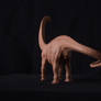 Diplodocus - prototype toy sculpt rear view