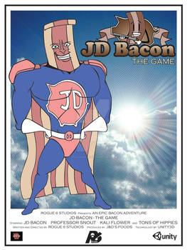 Super JD Bacon Poster