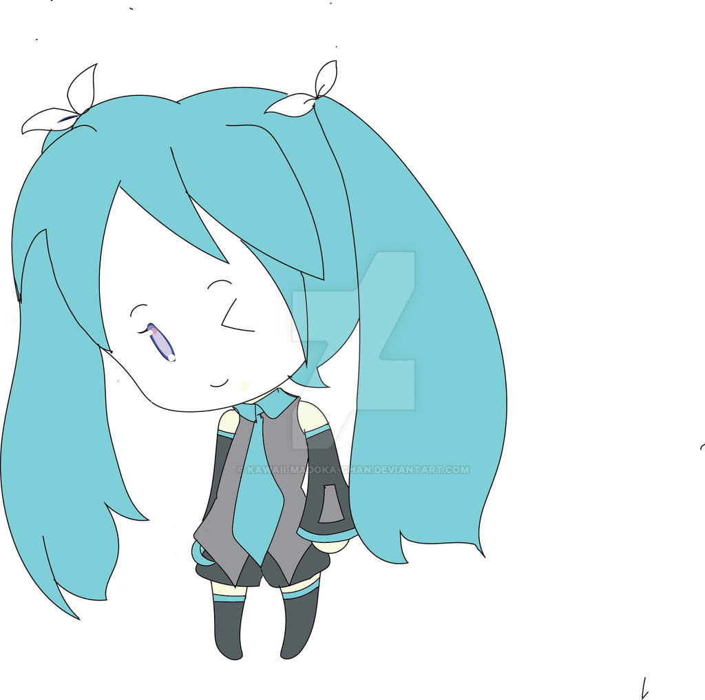 Hatsune Miku Chibi (fail) by kawaii-madoka-chan on DeviantArt