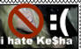 I Hate Ke$ha Stamp