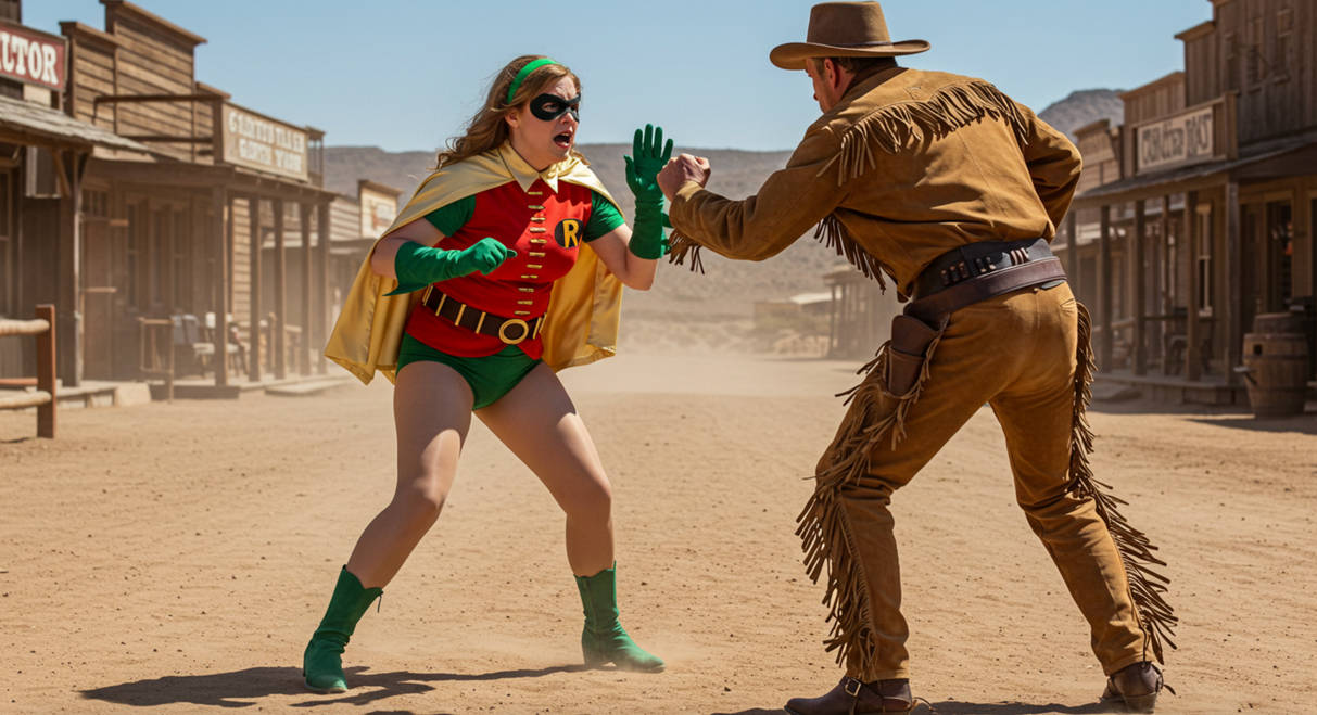 The fight begins by Molly-is-Robin on DeviantArt