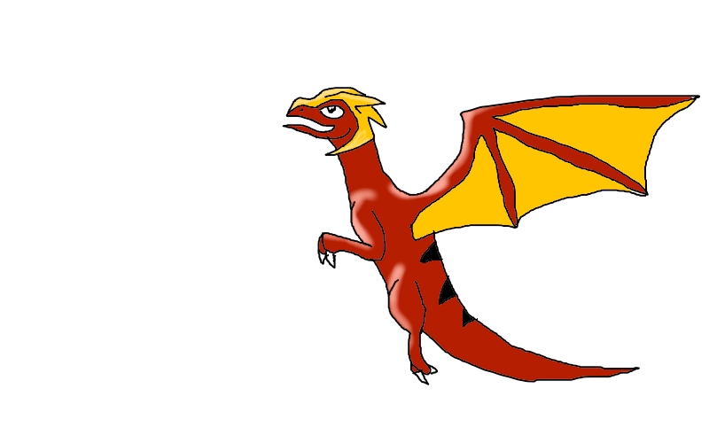 Wazy the dragon (flying)