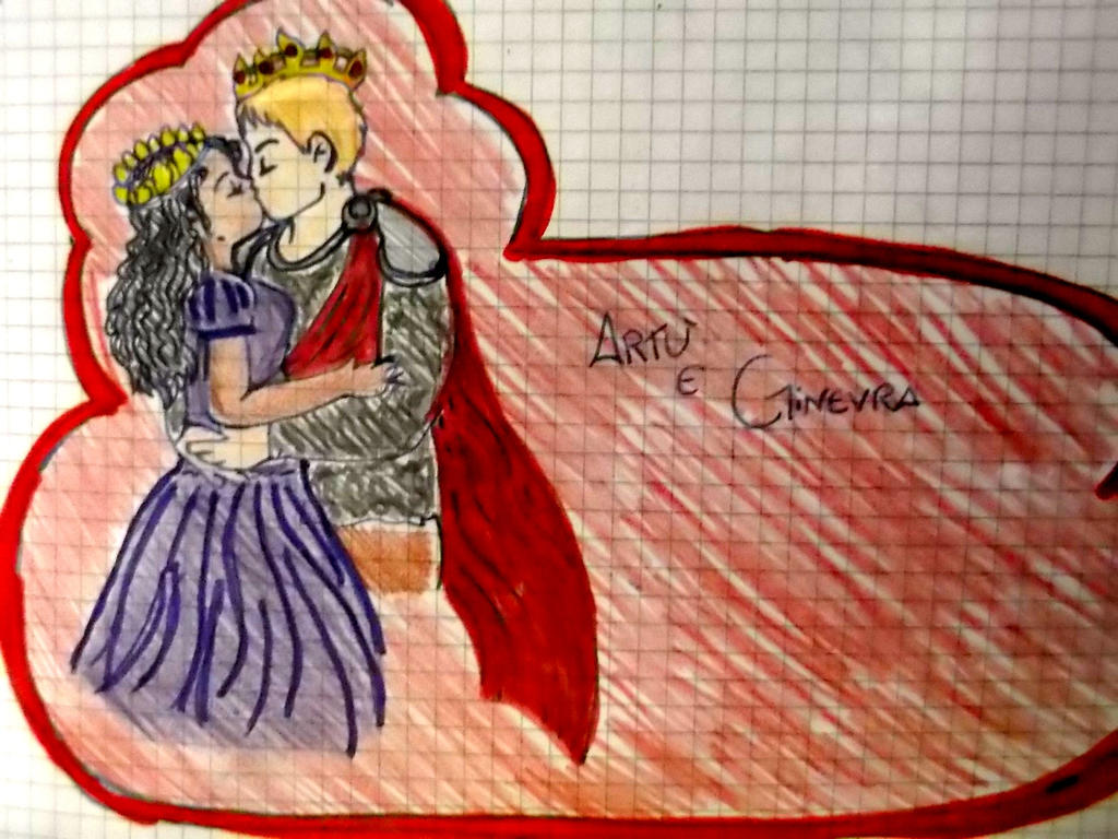 Arthur and Gwen by Valeriuccia96 on DeviantArt