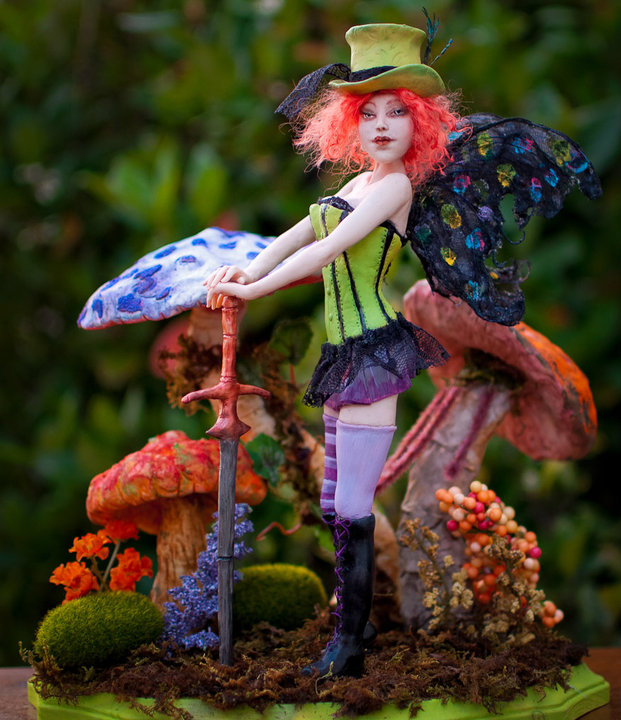 One of a kind Mad Hattress Diva Faerie