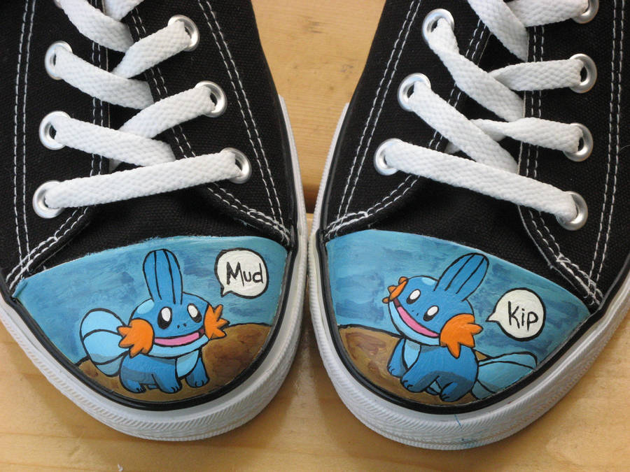 Mudkip Shoes by kayleigh29