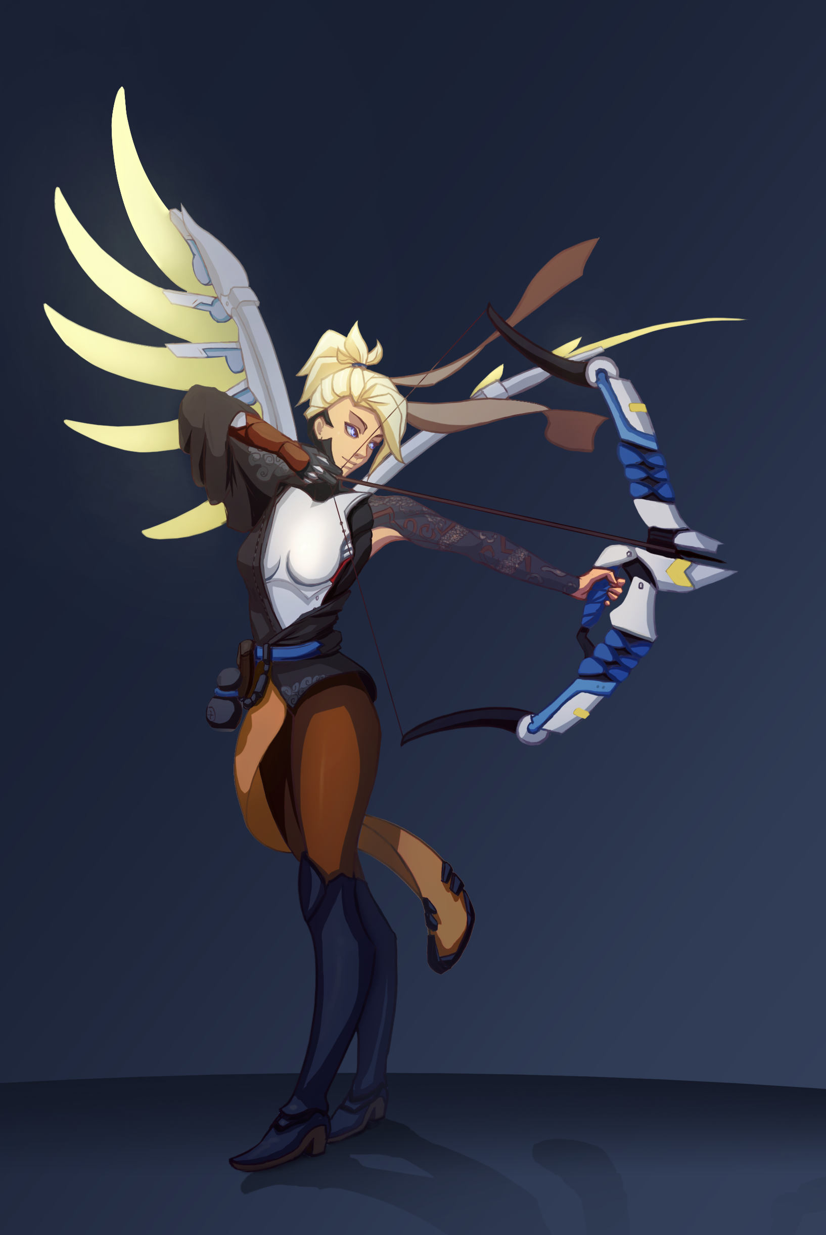 Hanzo and Mercy crossover!