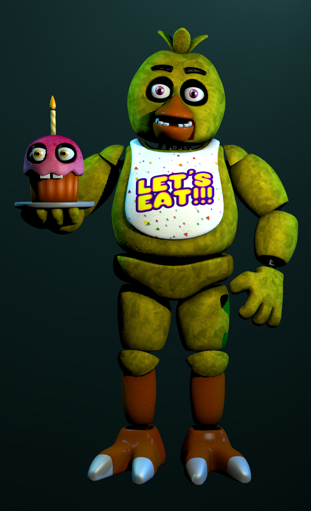 Fixed withered Chica (Help Wanted) by Fnaf-fan201 on DeviantArt