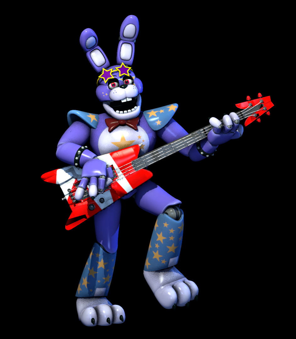 FNAF Security Breach Glamrock Bonnie Full Body V6 by mauricio2006 on  DeviantArt