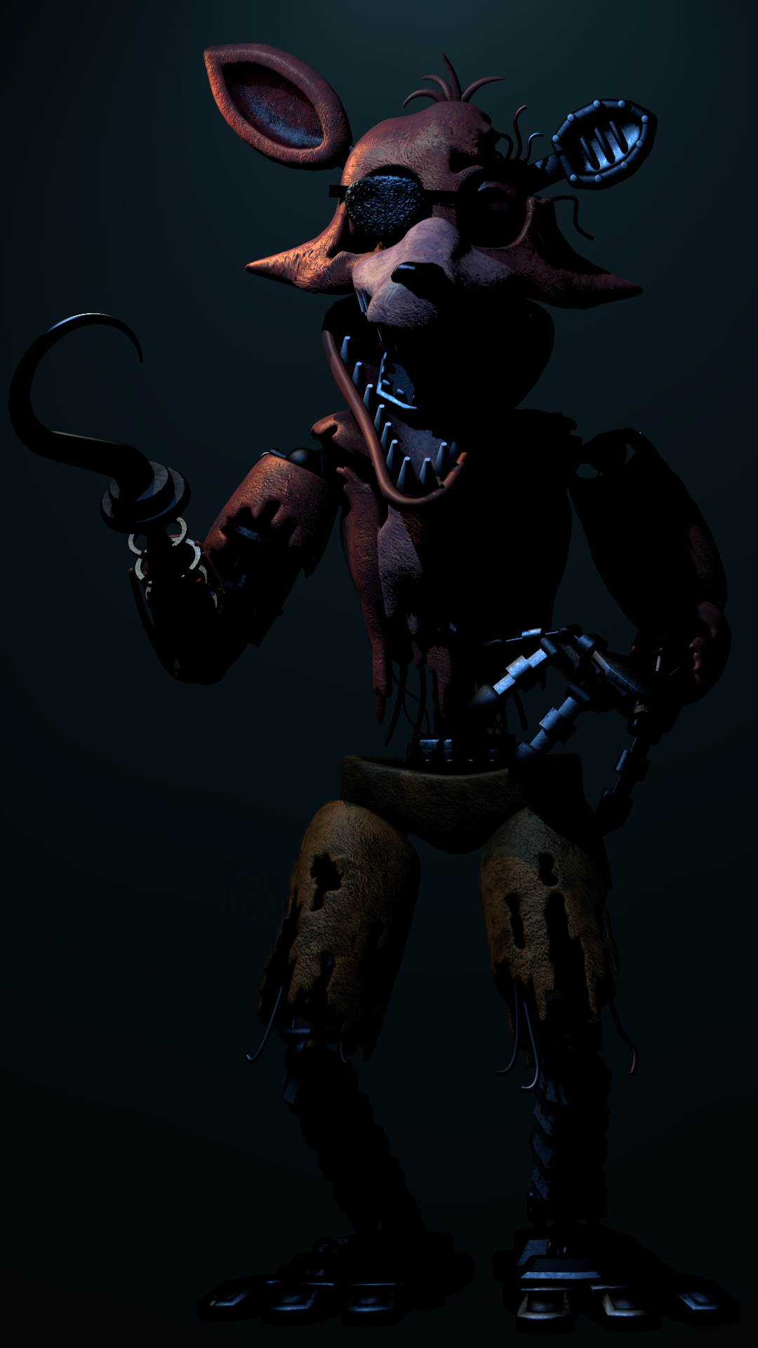 Withered Foxy by Fnaf3Dart on DeviantArt in 2023