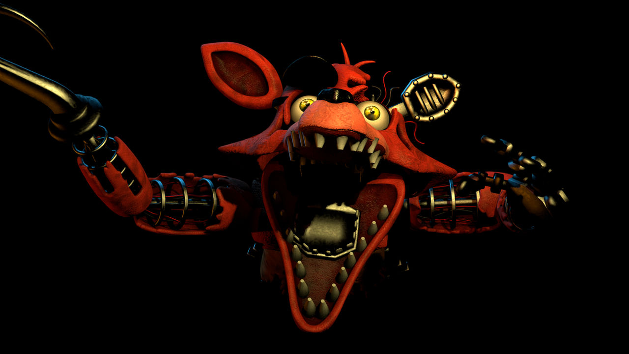 Withered Foxy Jumpscare ❤️❤️❤️ #witheredfoxy #fnaf2 #fivenightsatfredd