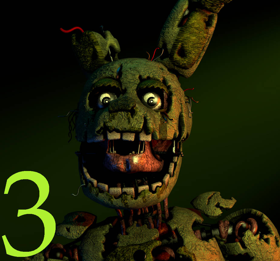 Springtrap Closeup by Basilisk2002 on DeviantArt