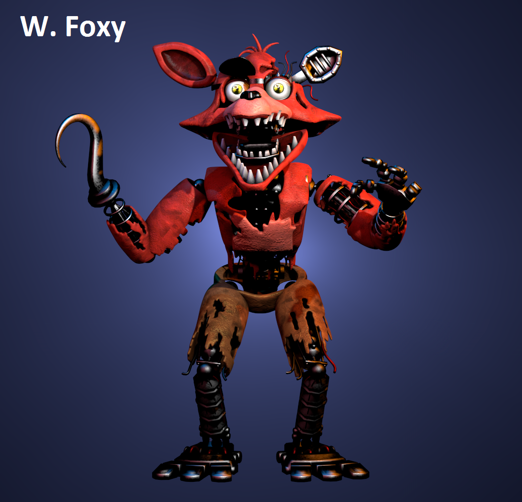 Withered Foxy Jumpscare by Basilisk2002 on DeviantArt