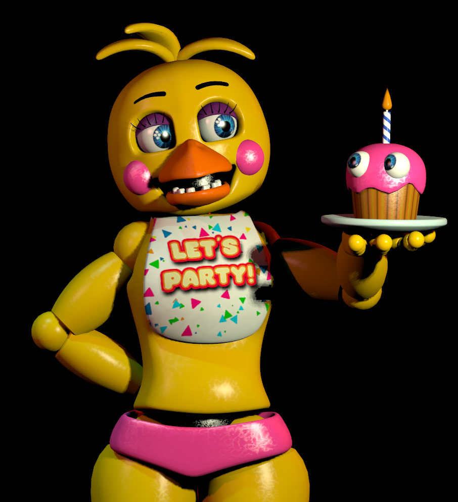 Chica + Carl/Mr. Cupcake by LucyTheHorror on DeviantArt