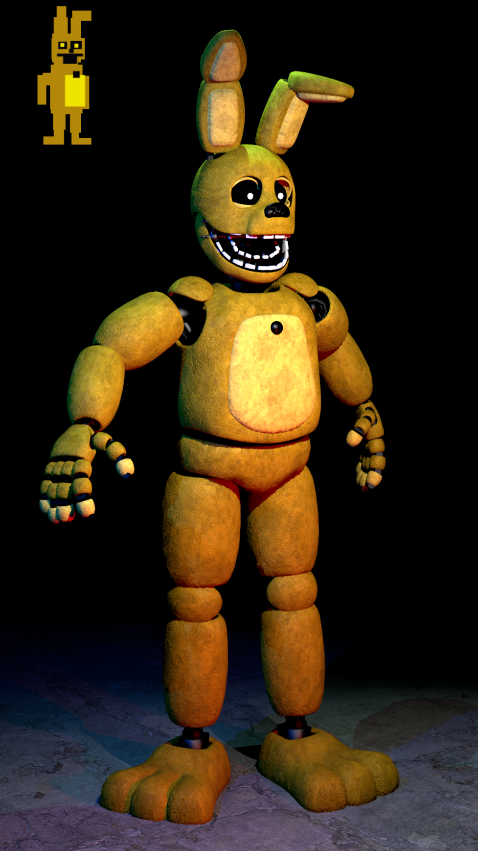 Springbonnie Minigame Fnaf 3 Remake by Basilisk2002 on DeviantArt