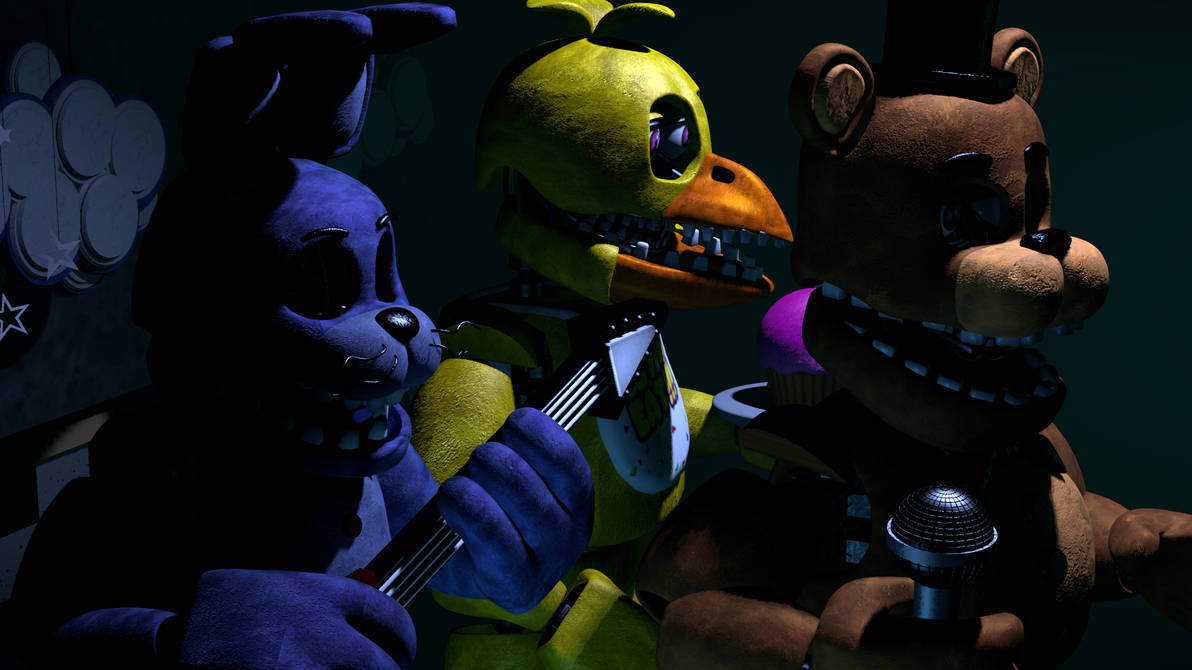 Unwithered Animatronics On Show Stage by Basilisk2002 on DeviantArt