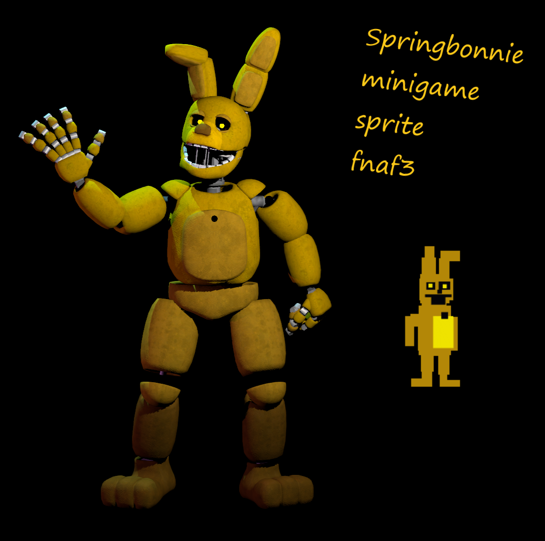The Appareance of Bonnie in FNaF 3 Minigames could anticipate the