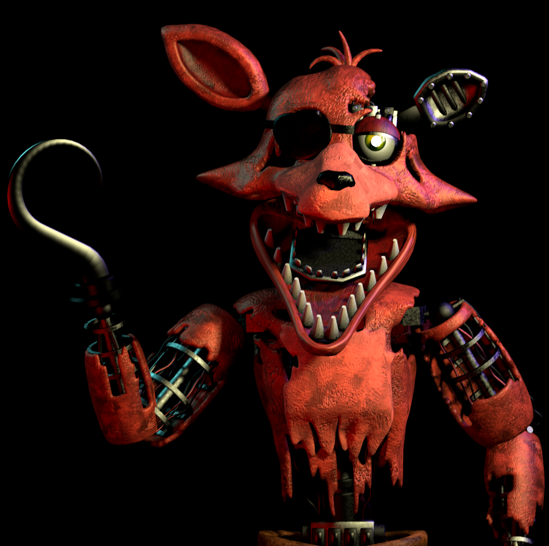 Withered Foxy Jumpscare by Basilisk2002 on DeviantArt