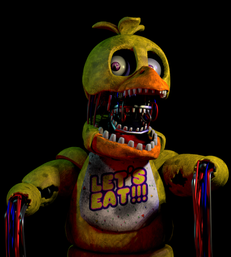 Withered chica custom youtooz design #fnaf #fnaf2 #art #artist