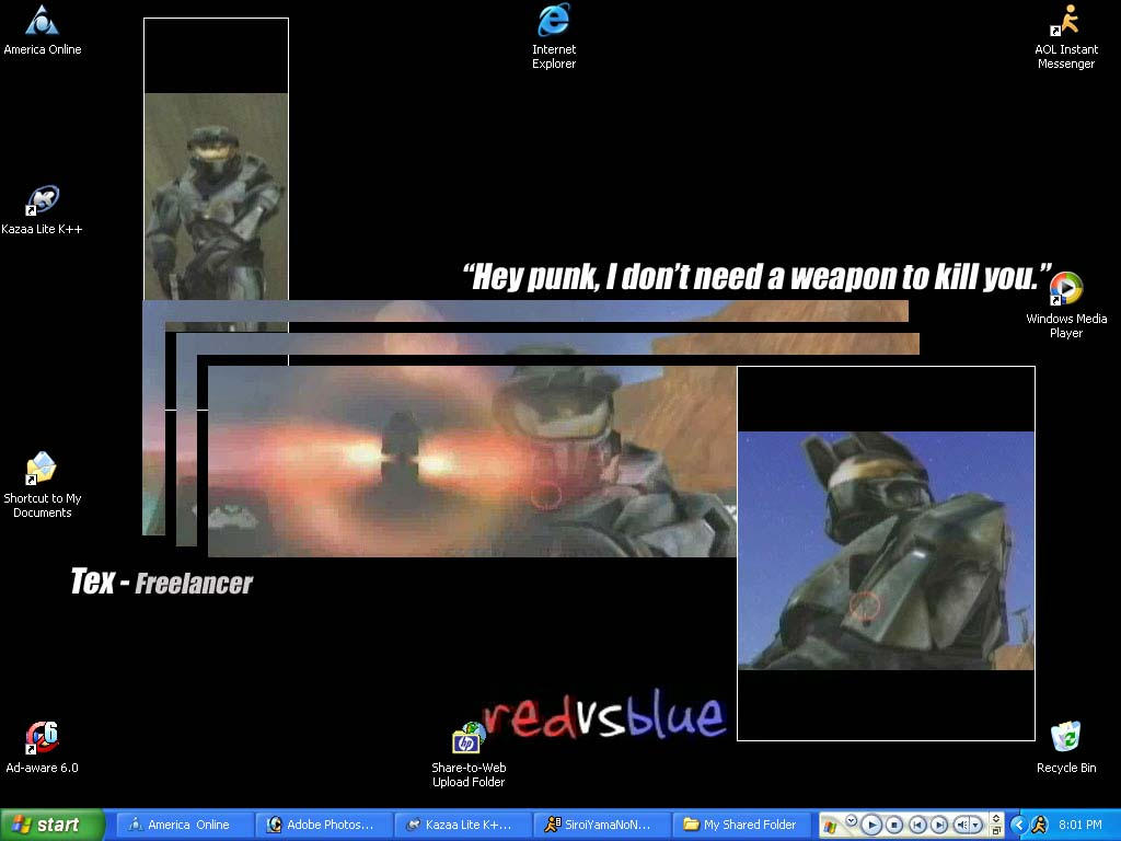 RedVsBlue Tex BGScreen shot