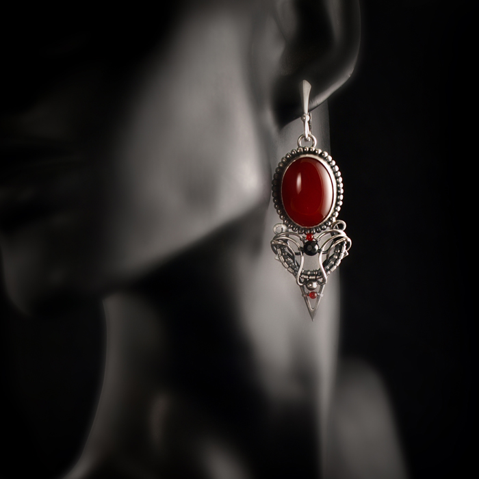 Vesuvio - earrings II 2