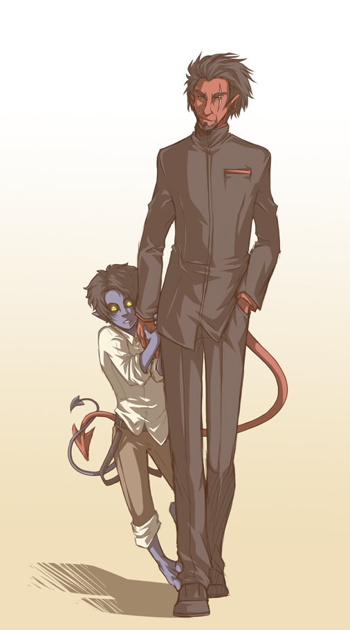 Azazel+Kurt FATHER'S DAY LOL