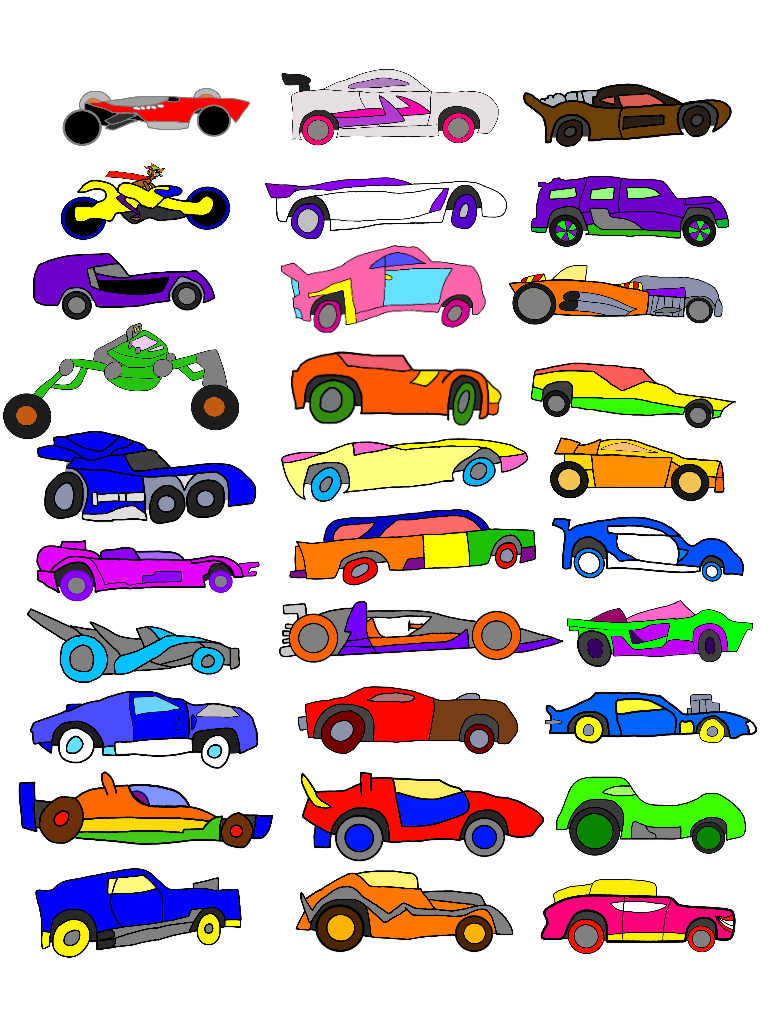 Acceleracers Colouring The Acceleracers Series The Acceleracers Cars by AnAmericanTail8 on ...