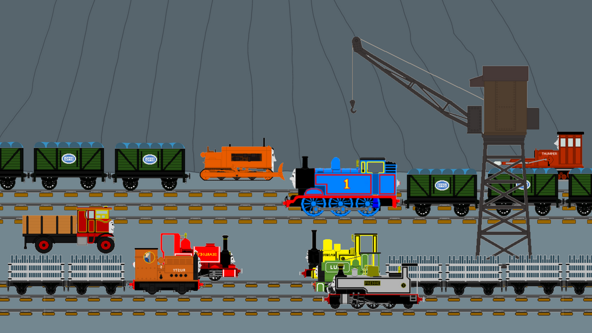 Thomas the train blue online mountain quarry