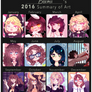 2016 Summary of Art