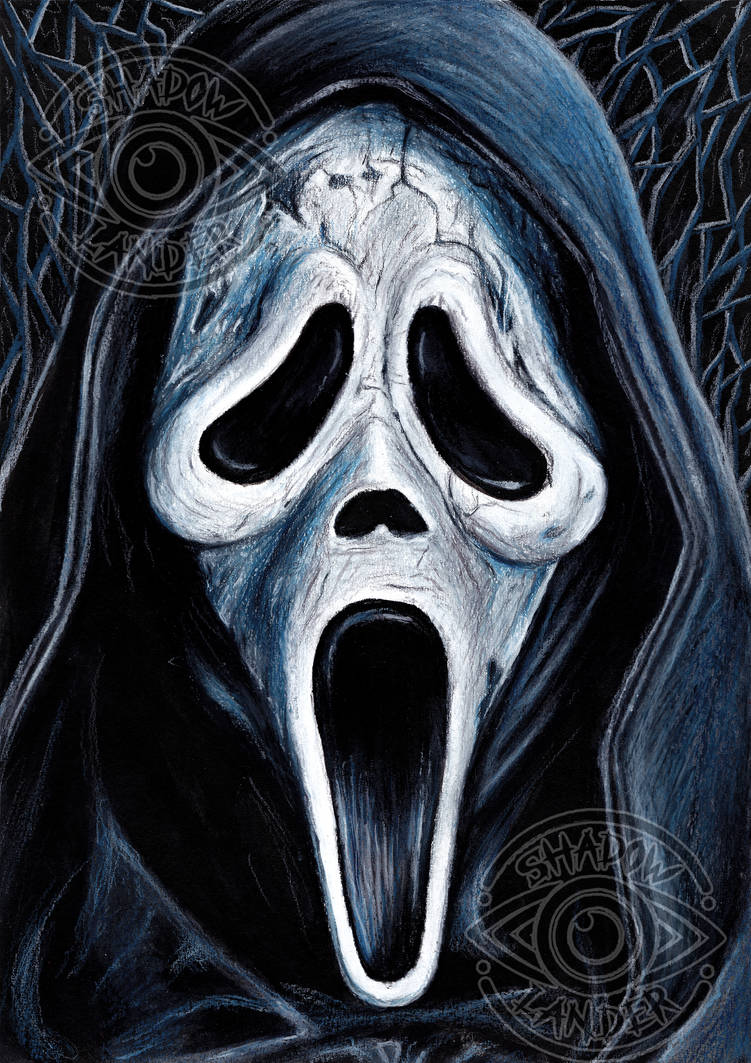 Ghostface from Scream drawing by Shadowlander9 on DeviantArt