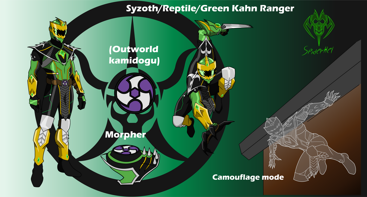 Syzoth/Reptile-Green Kahn Ranger by SpiderHel on DeviantArt