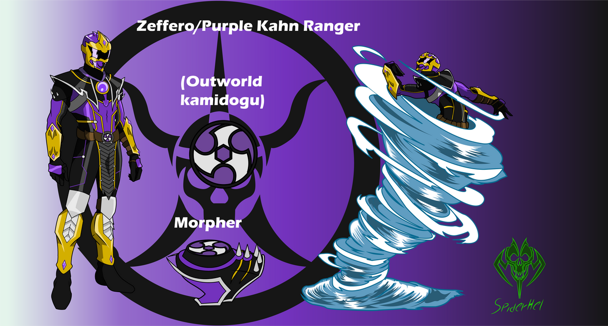 Rain-Purple Kahn Ranger by SpiderHel on DeviantArt