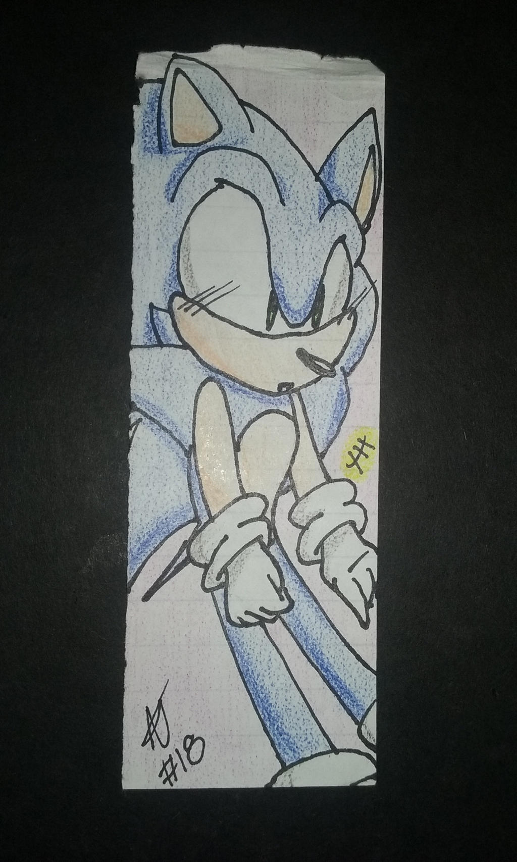 Sonic Bookmark by AbbsWithAbs on DeviantArt
