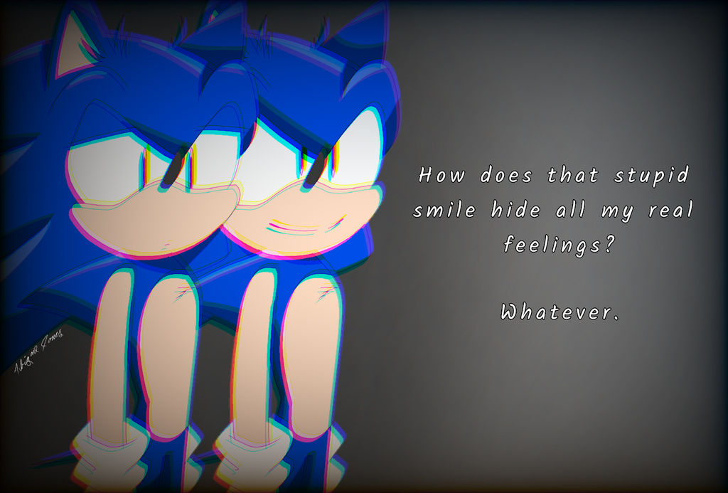 Depressed Sonic by AbbsWithAbs on DeviantArt