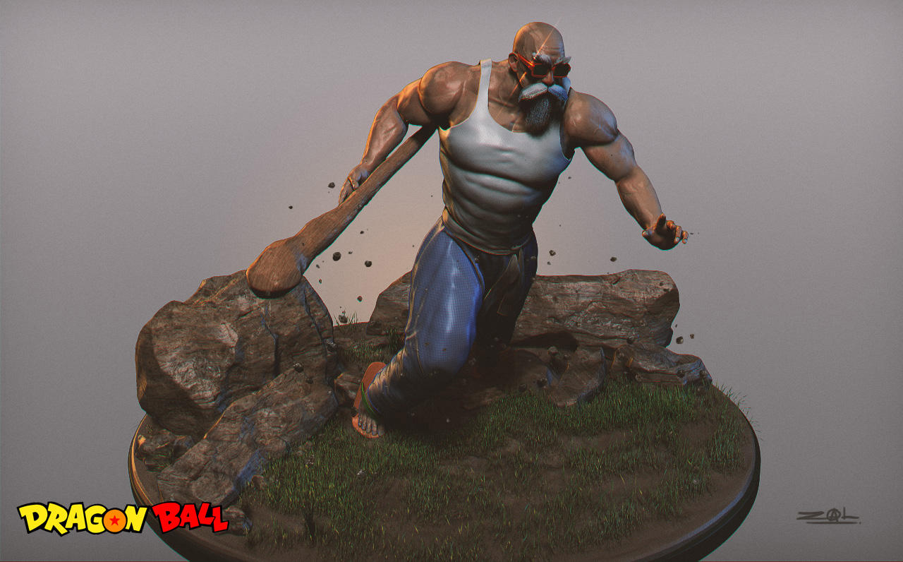 Master Roshi Dragon Ball by zalxemptyx on DeviantArt