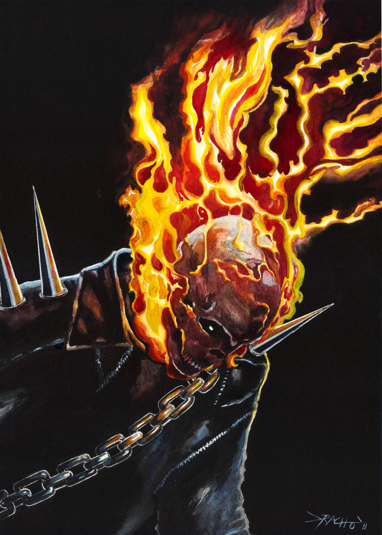 Дэнни Кетч Призрачный гонщик арт