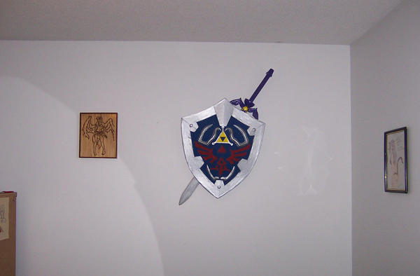 Hylian Shield Wall mount