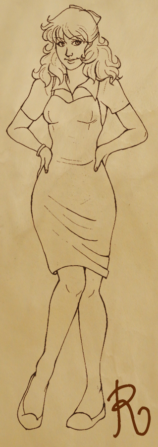 lineart - reed dress