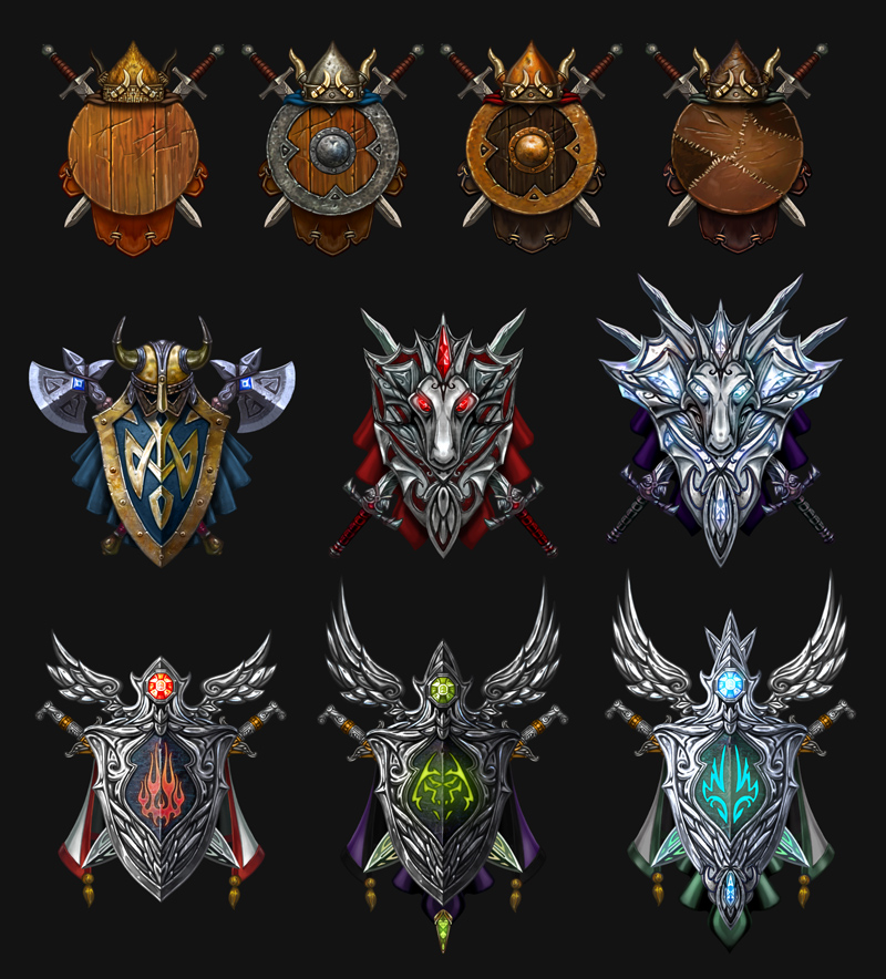 Crests set